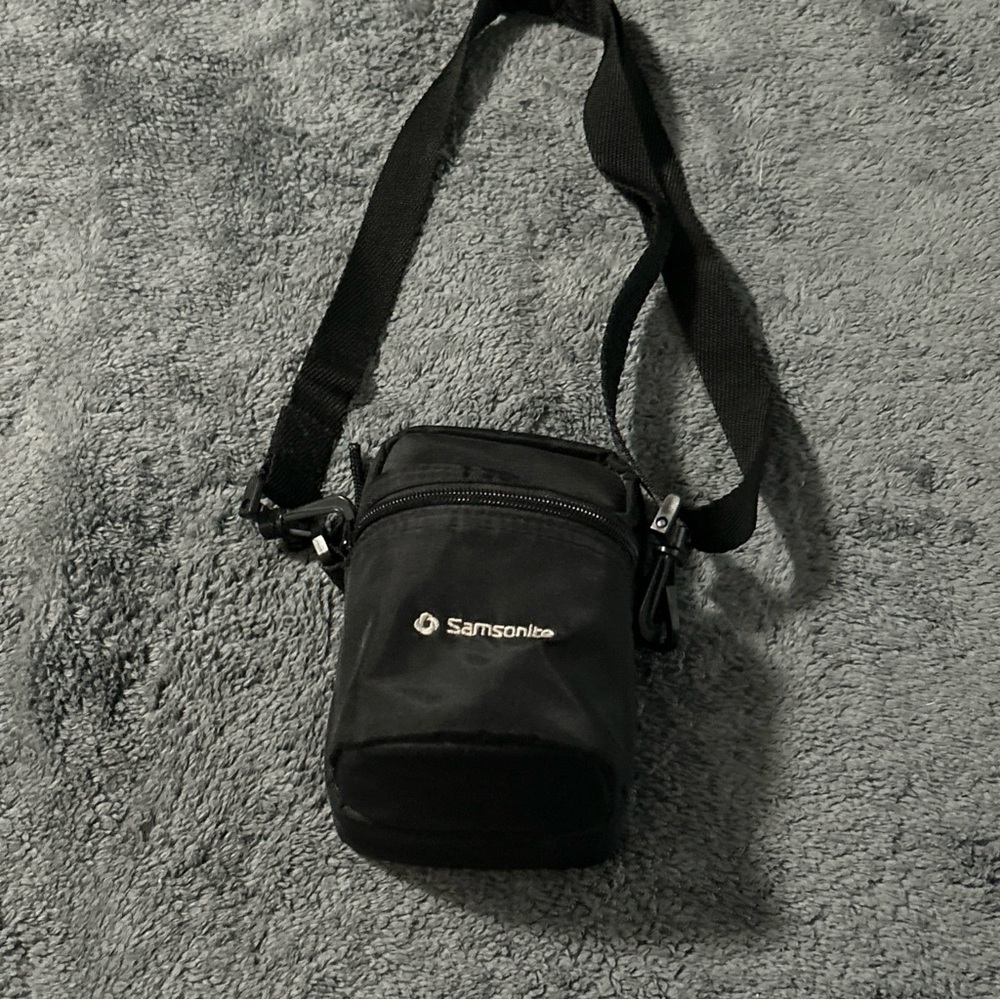 Samsonite Black Belt Bag with Adjustable Strap